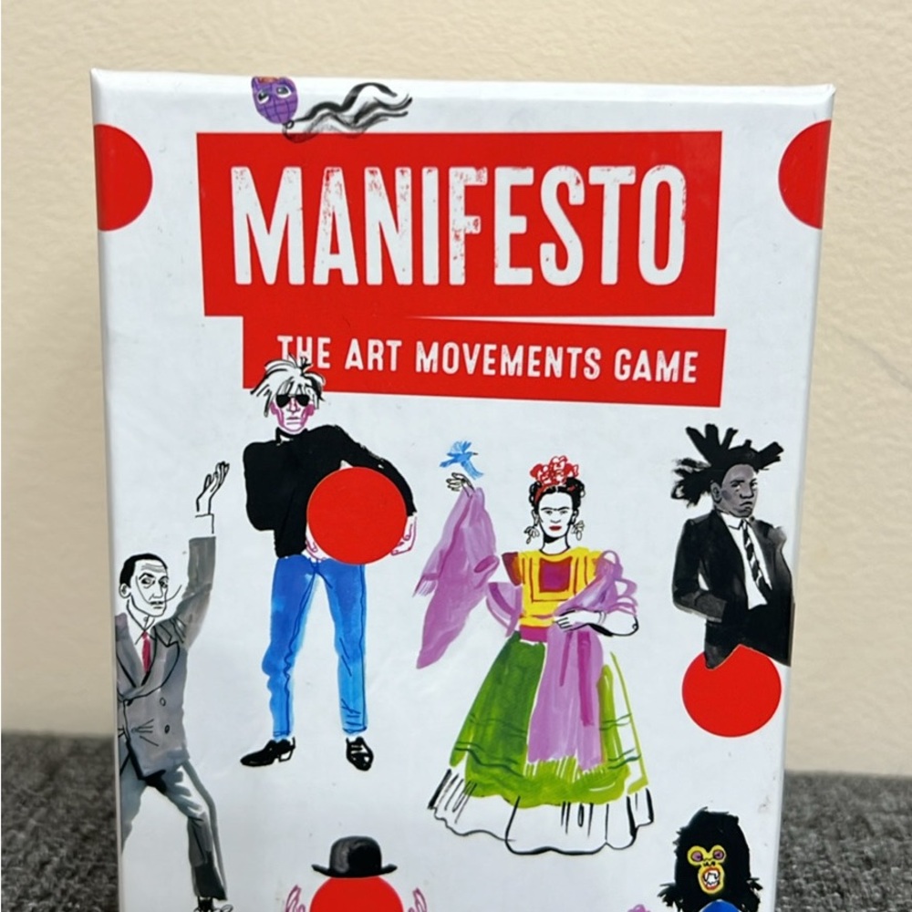 Manifesto: The Art Movements Game - Red and White